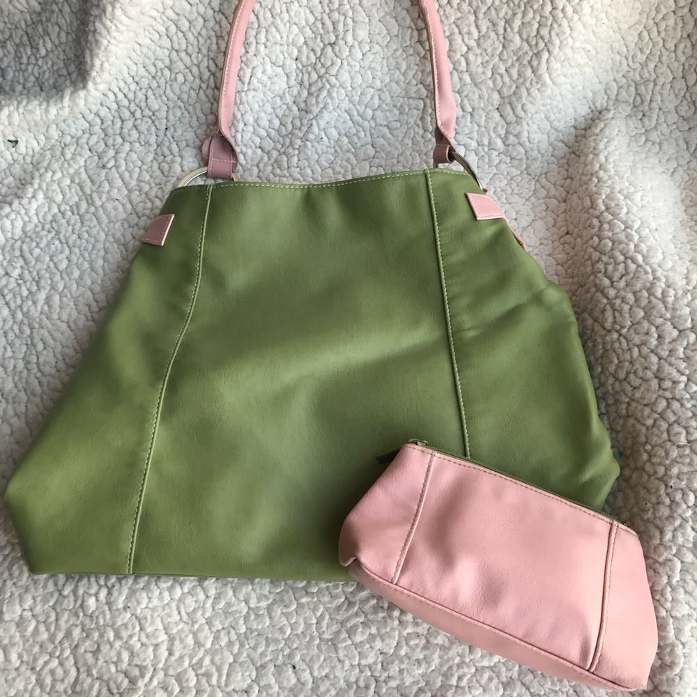 Clinque Handbag with make up case